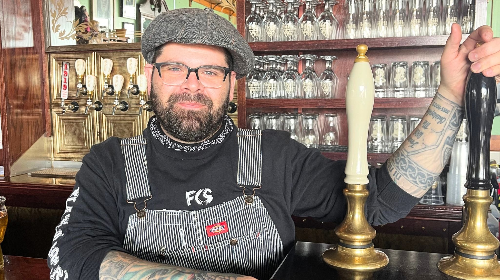 Haye's Public House with Pugs Hayes