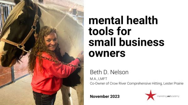 mental health tools for small business owners
